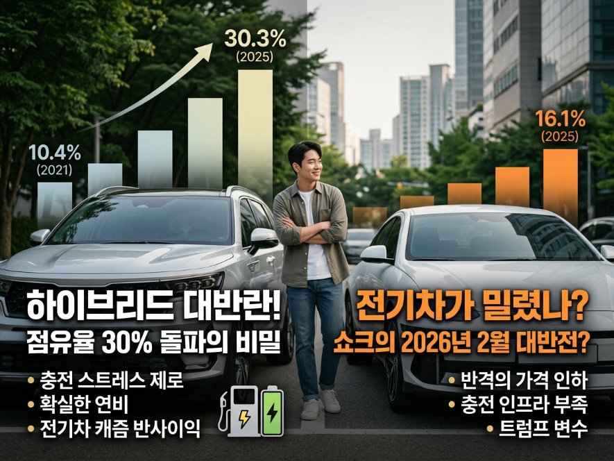 하이브리드가 전기차를 이겼다 비교